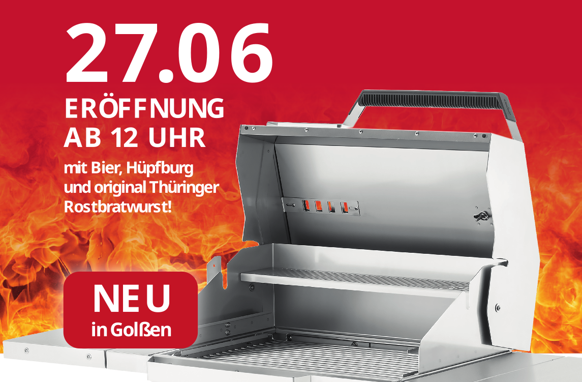 Eröffnung des ersten THÜROS Grillstores